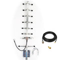 Outdoor Yagi Antenna 10 dbi with Low Loss Cable RG58 16.5ft F44174