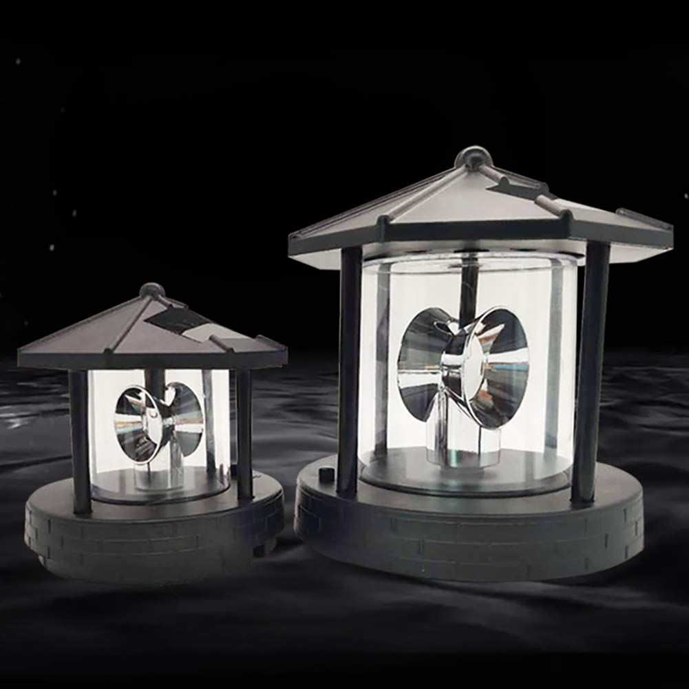 Solar Rotating Lighthouse Lamp J395241