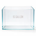 15 Gallon Ultra-Clear Rimless Glass Aquarium Fish Tank F5937