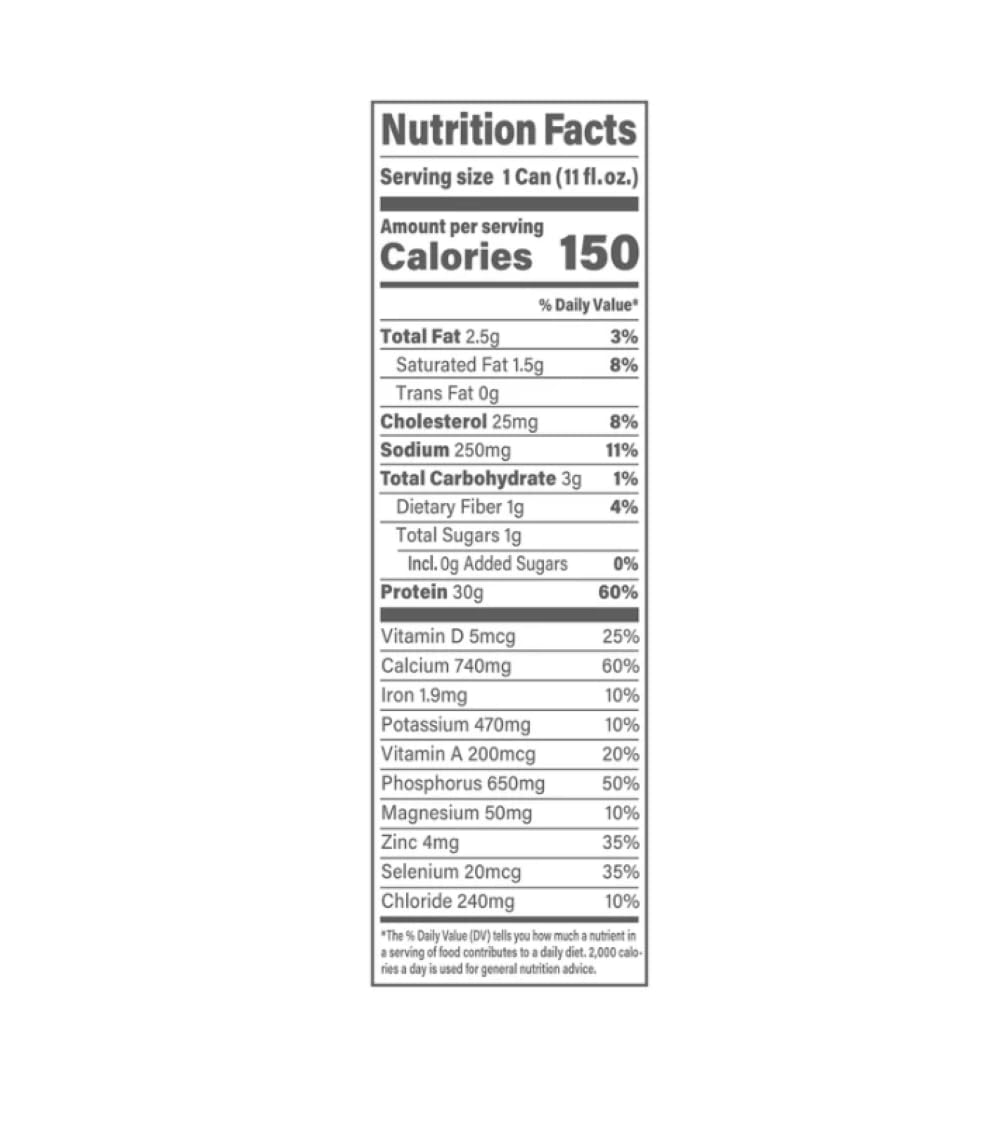 Chocolate Protein Milk Shake 30g Protein 15 Pack B9999