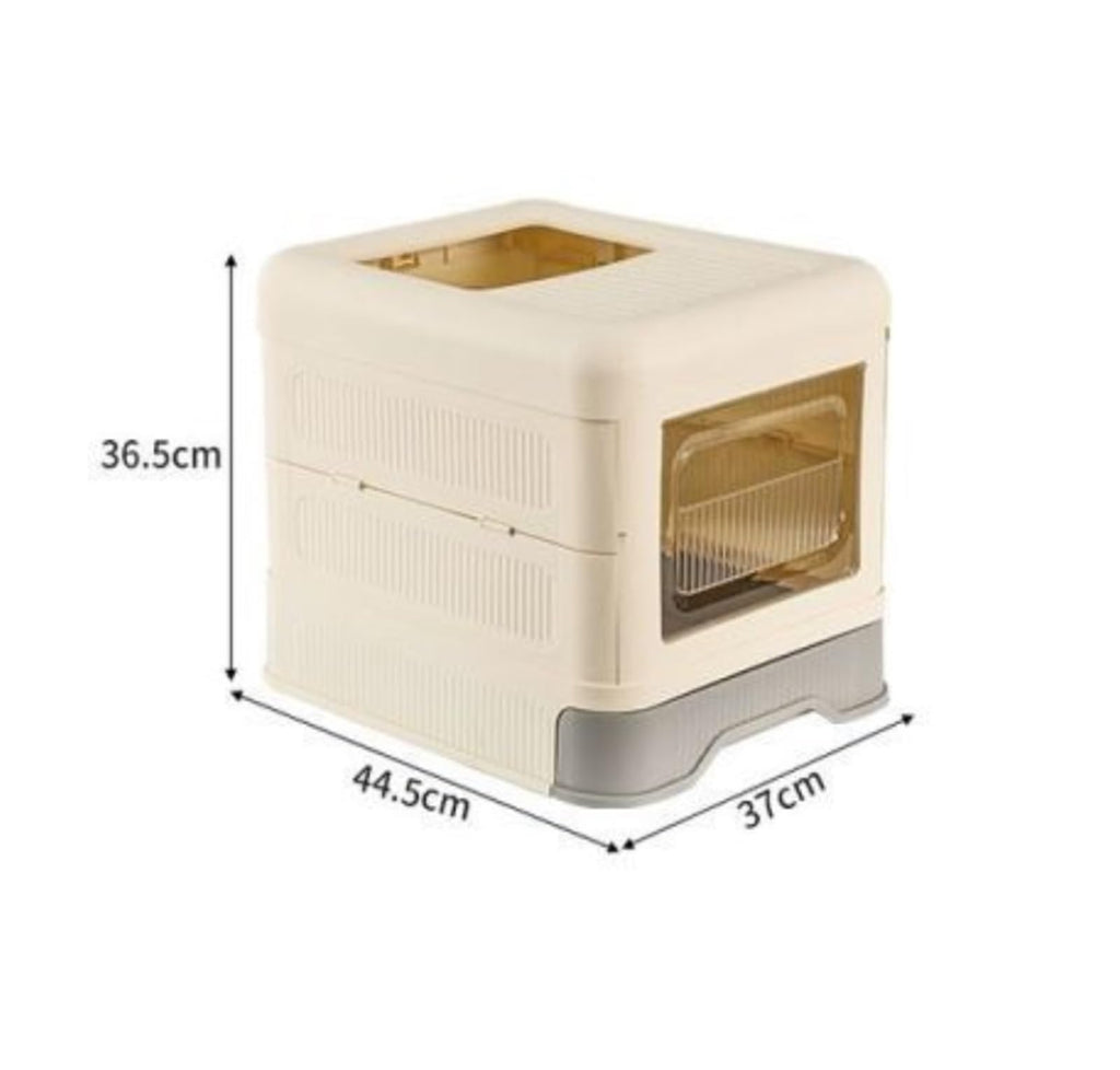 Fully Enclosed Cat Litter Box with Lid and Drawer B99501