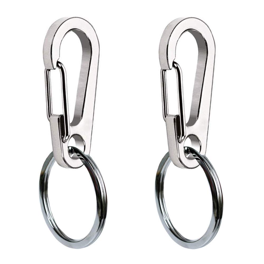 2 Pack Stainless Steel Dog Tag Clips O105835