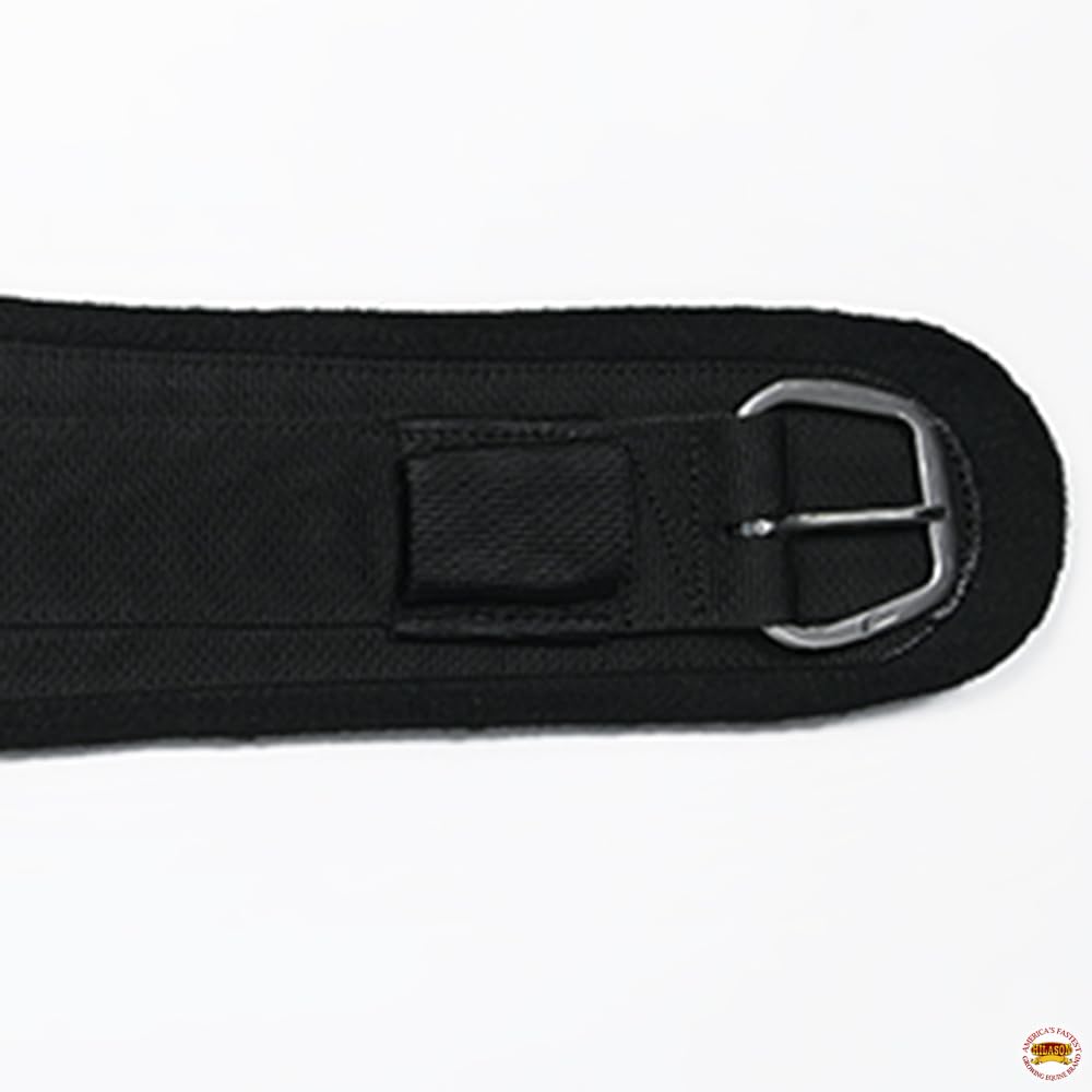 Black Stainless Steel Western Saddle Cinch Girth E908427
