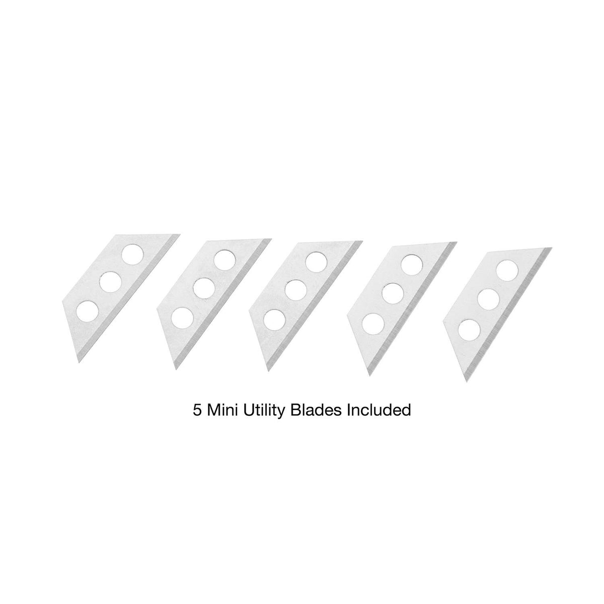 5 Pc Mini Utility Knife Blades 1095 Steel N714106