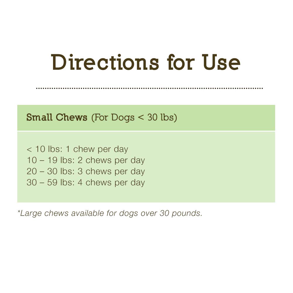 Senior Dog Supplement 60ct Small Chews D6879