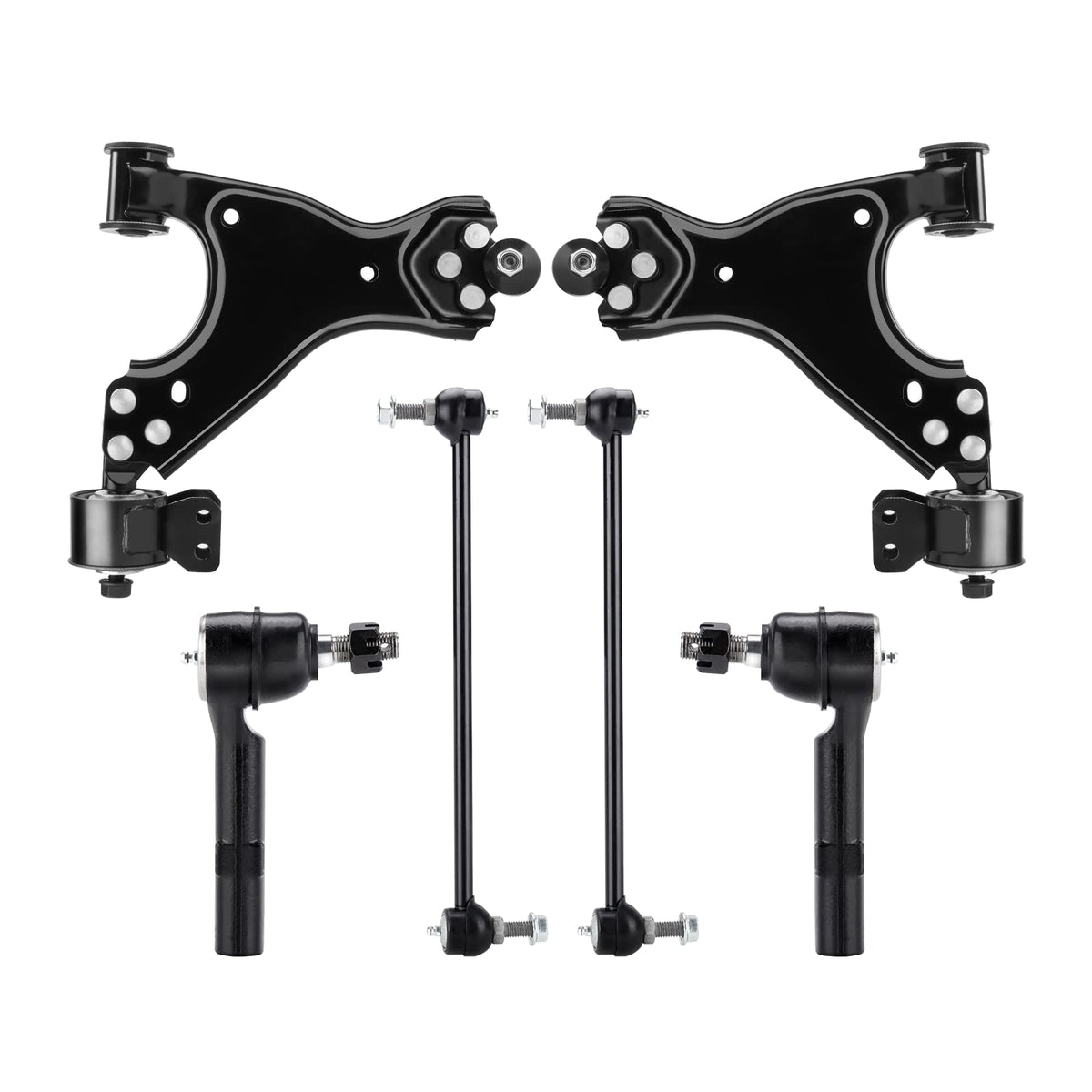 Front Lower Control Arms Suspension Kit 6pc Set with Ball Joints O1828
