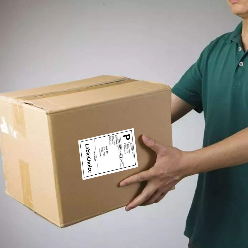 4 Rolls 450 Labels 4x6 Direct Thermal Shipping Labels 1" Core Permanent Adhesive E485