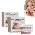 Upper and Lower Silicone Denture Set (2pcs) U66981
