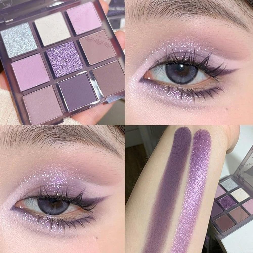 Dark Purple Plum Lavender Mauve Smoky Eyeshadow Palette E96339