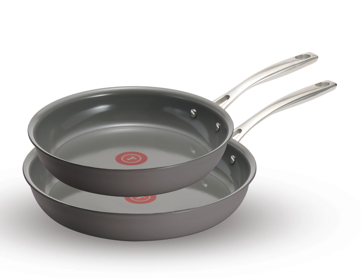 Ceramic Non-Stick Induction 2 Piece Frypan Set S784