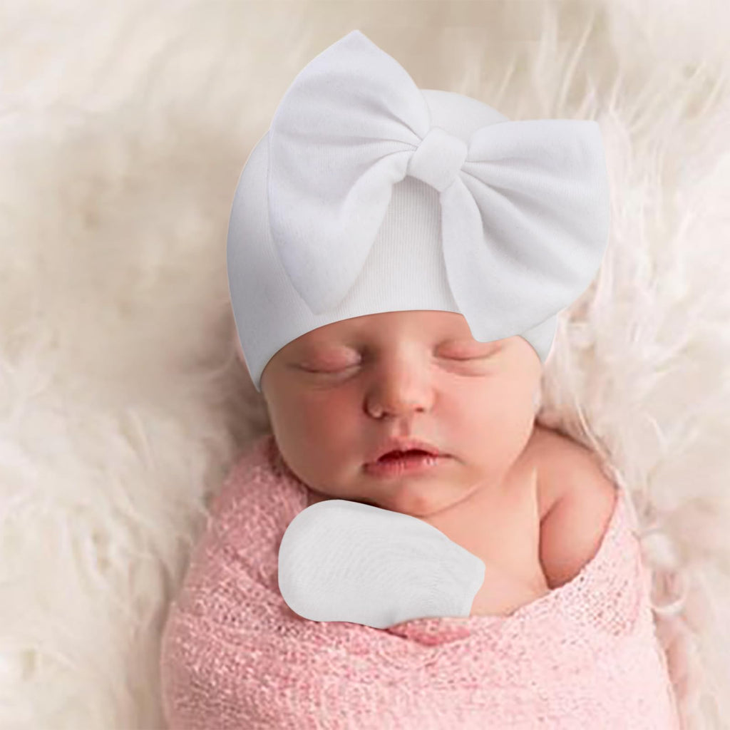 Newborn Baby Hats and Mittens Set E654