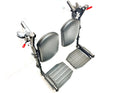 Wheelchair Elevating Leg Rest with Padded Leg Pads and Rotatable Adjustable Footrests Q6425