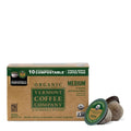 Organic Medium Roast Compostable Coffee Pods, 10CT K617