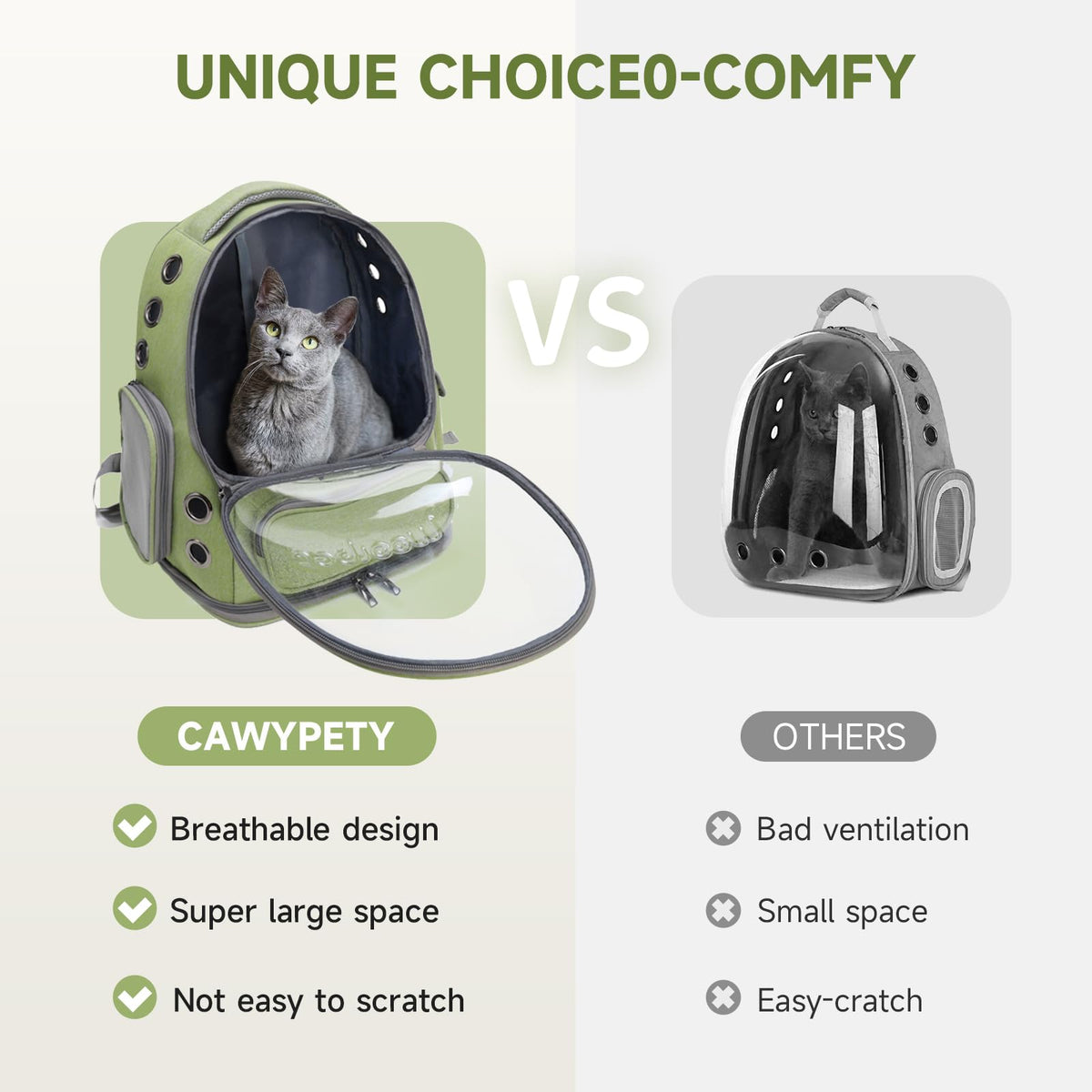 Breathable Cat Backpack Carrier B454