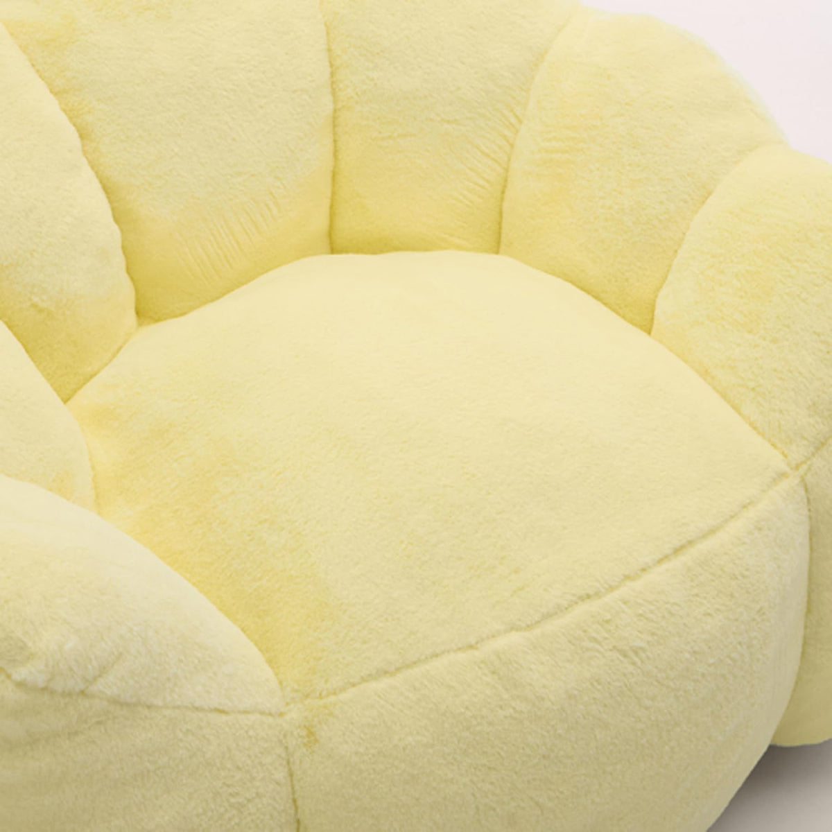 Faux Fur Bean Bag Sofa with Memory Foam E4263