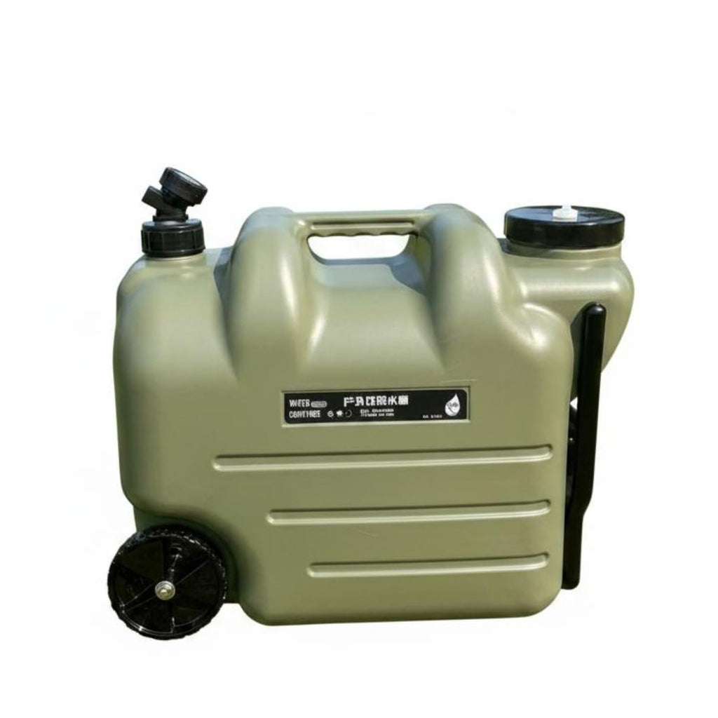 Portable Water Dispenser with Faucet Wheels Large Capacity N31788
