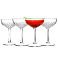 Martini Glasses Set of 4 Stemmed 8 Oz E356