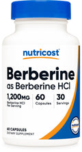 Berberine HCl 1,200mg 60 Capsules G72718