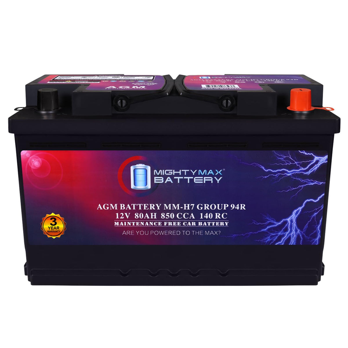 12V 80AH 850 CCA Replacement Battery G739255
