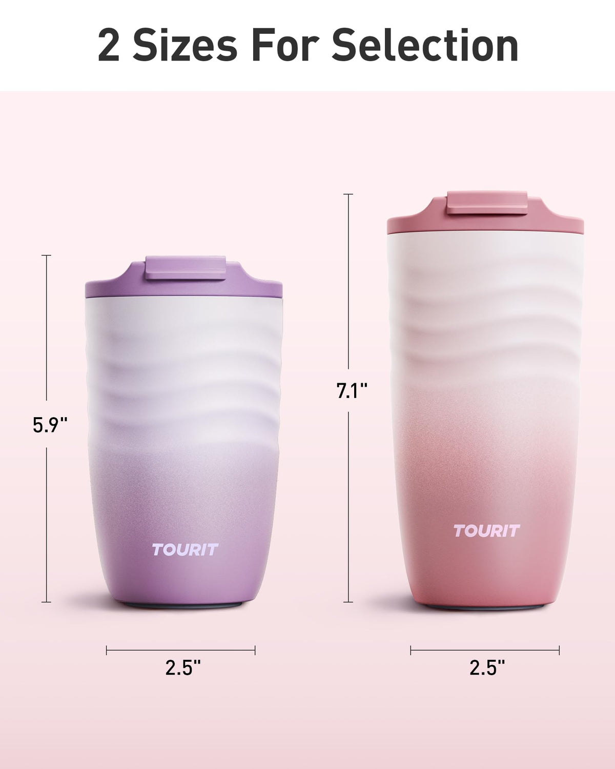 16 oz Insulated Stainless Steel Travel Coffee Mug R6452