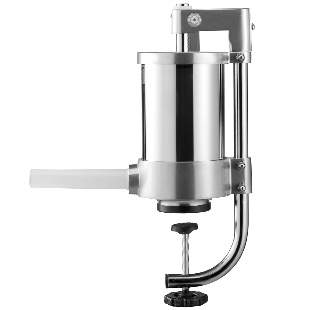 2.5LBS 304 Stainless Steel Vertical Sausage Stuffer with 3 Stuffing Tubes G462274