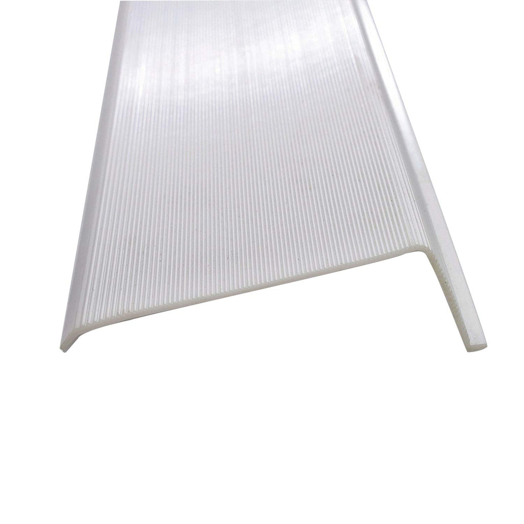 White Ribbed Acrylic Diffuser (L-Shaped, 24") H704