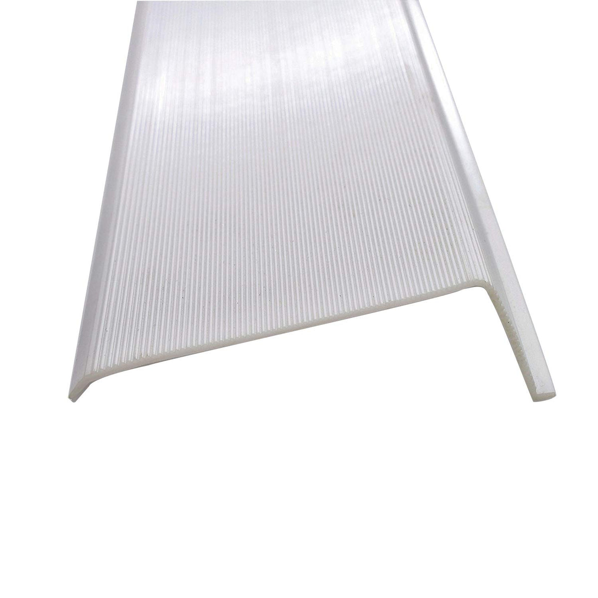 White Ribbed Acrylic Diffuser (L-Shaped, 24") H704