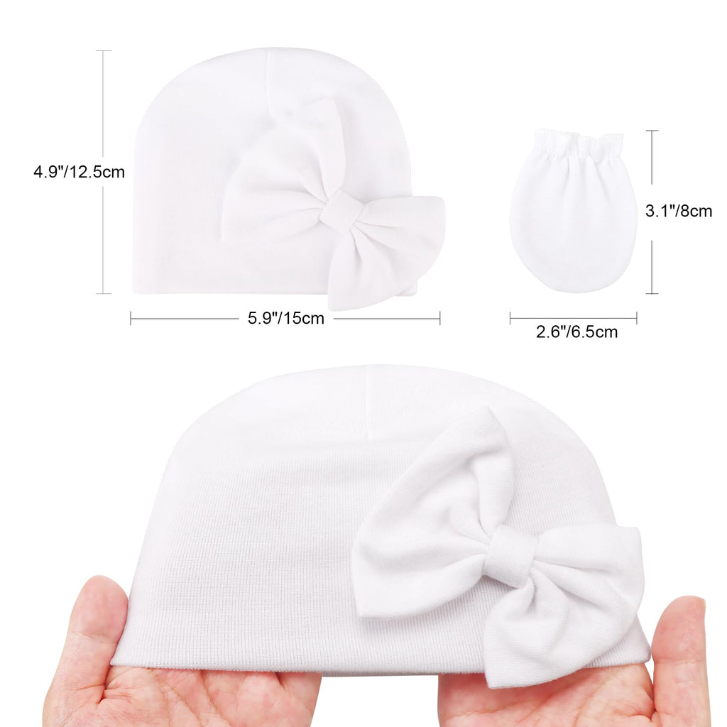 Newborn Baby Hats and Mittens Set E654