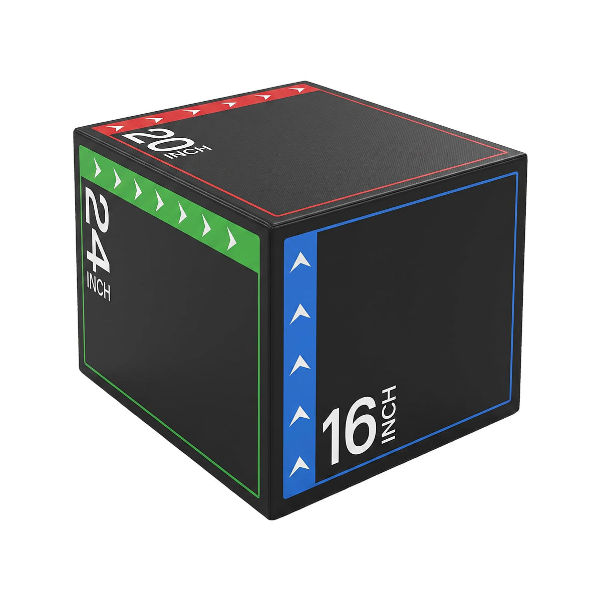3-in-1 Non-Slip Cushioned Plyometric Jump Box P1719