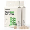 Unscented Plant-Based Clumping Tofu Cat Litter 12 lb E718846