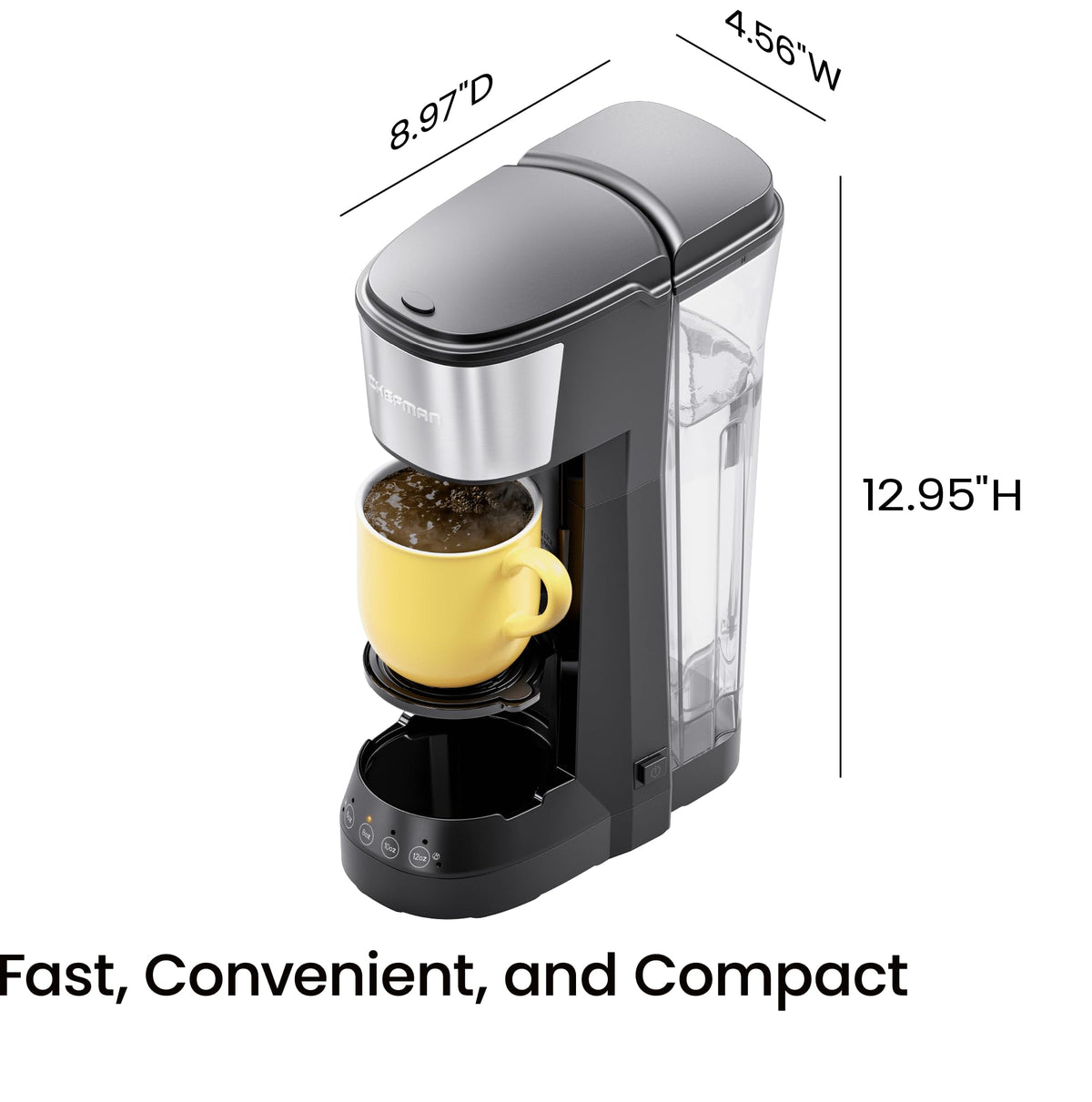 Single Serve Coffee Maker with 40oz Water Reservoir R70173