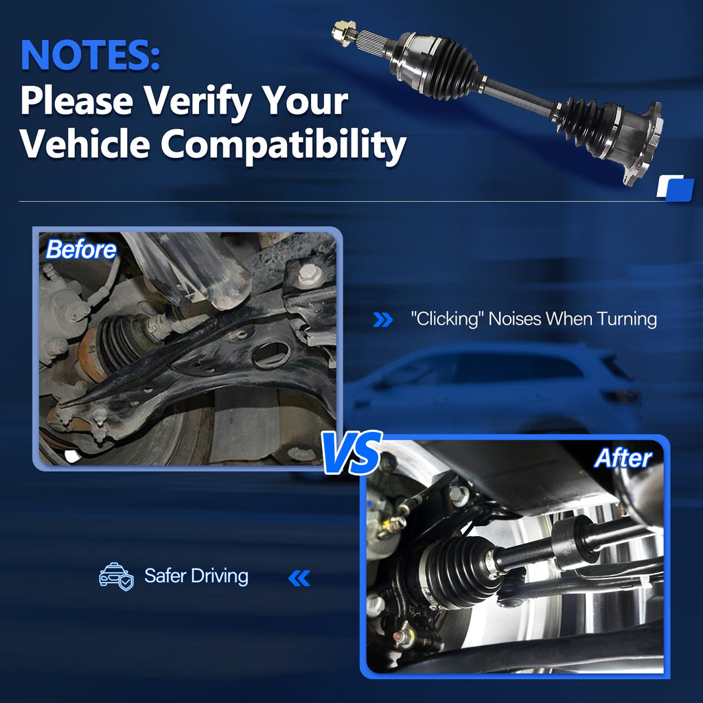 CV Axle Front Pair Q2800