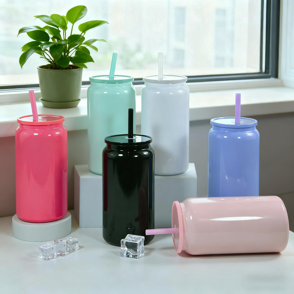 16oz 2Pack Double Wall Insulated Tumblers U199