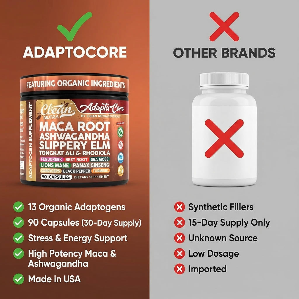 Organic Maca Root Capsules 90 Pills D4554