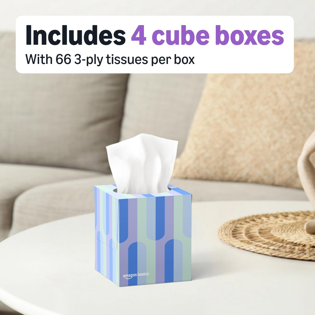 Ultra-Soft 3-Ply Facial Tissues, 264 Count J275