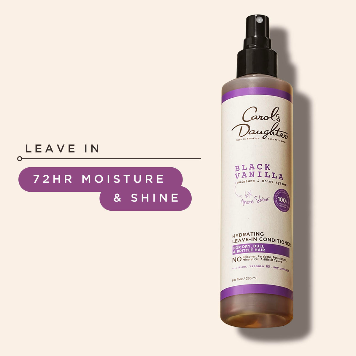 Black Vanilla Leave In Conditioner 8 Fl Oz O585340