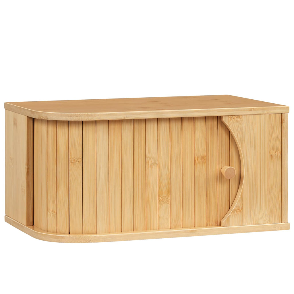 Bamboo Bread Box with Roller Door G941