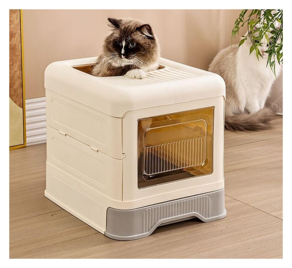 Fully Enclosed Cat Litter Box with Lid and Drawer B99501