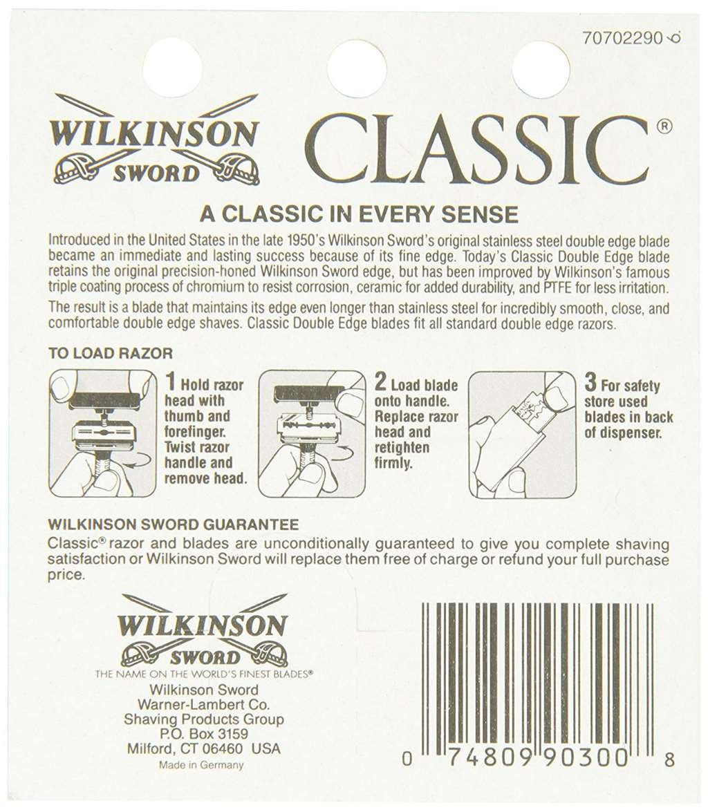 Double Edge Blades Pack of 10 U518069