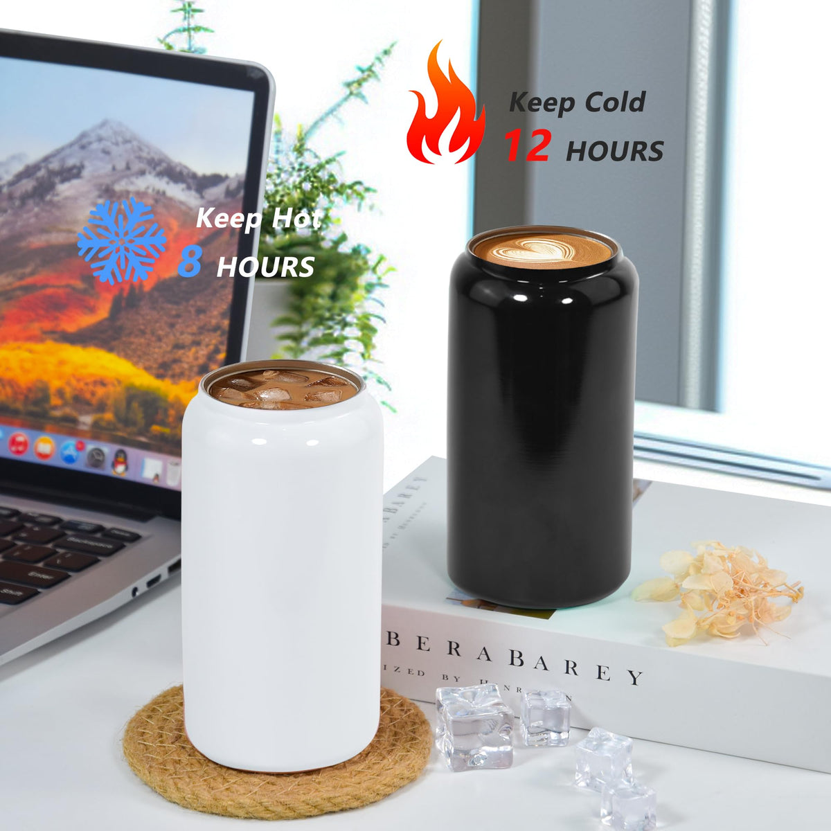 16oz 2Pack Double Wall Insulated Tumblers U199