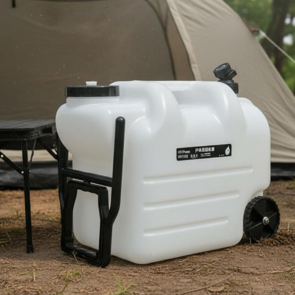 Portable Water Dispenser with Faucet Wheels Large Capacity N31788