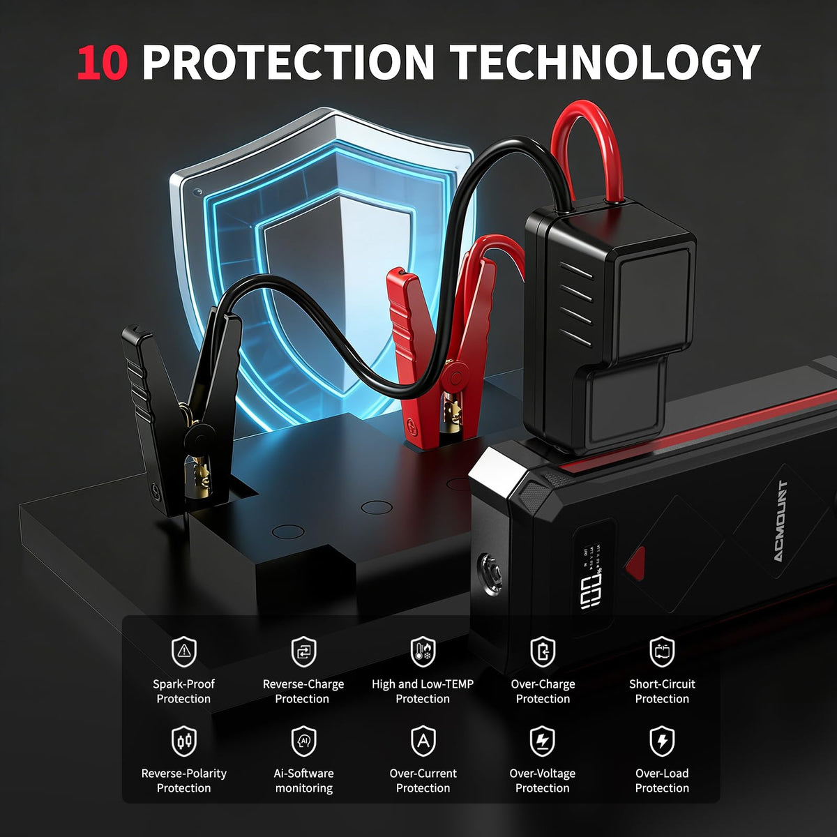 5000A Car Battery Jump Starter D578