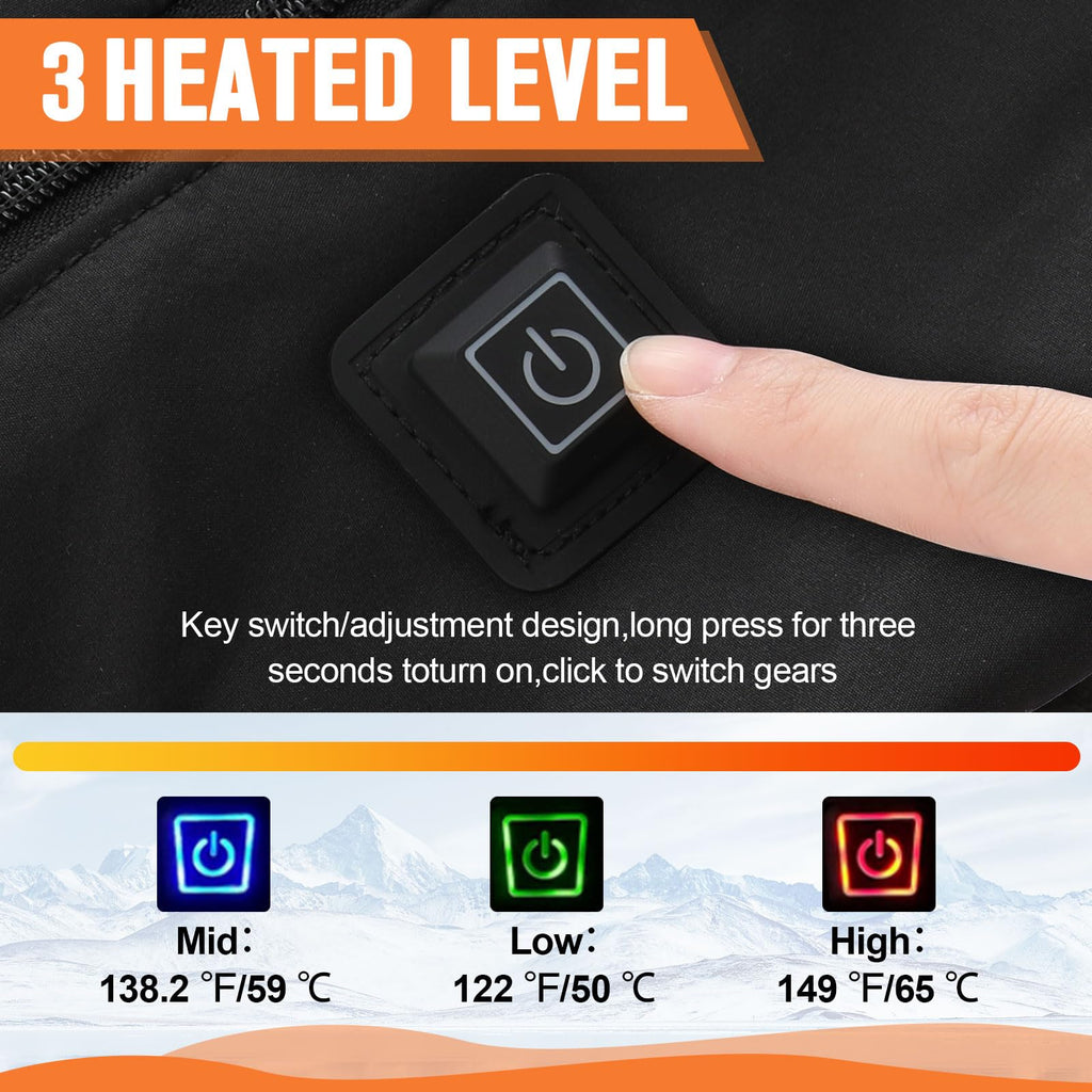 2 Pack Heated Stadium Seat Cushion M87678