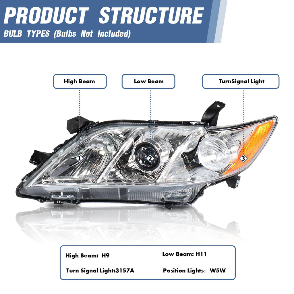 Pair of Headlights Assembly J32053