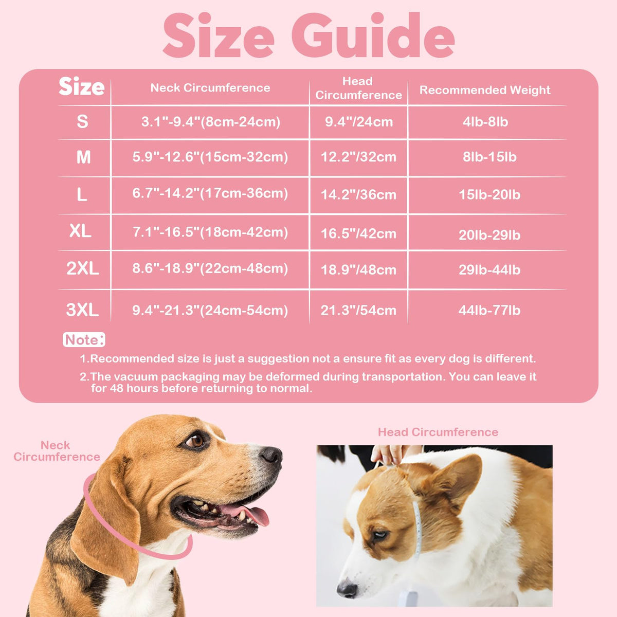 Waterproof Soft Dog Recovery Collar B62429