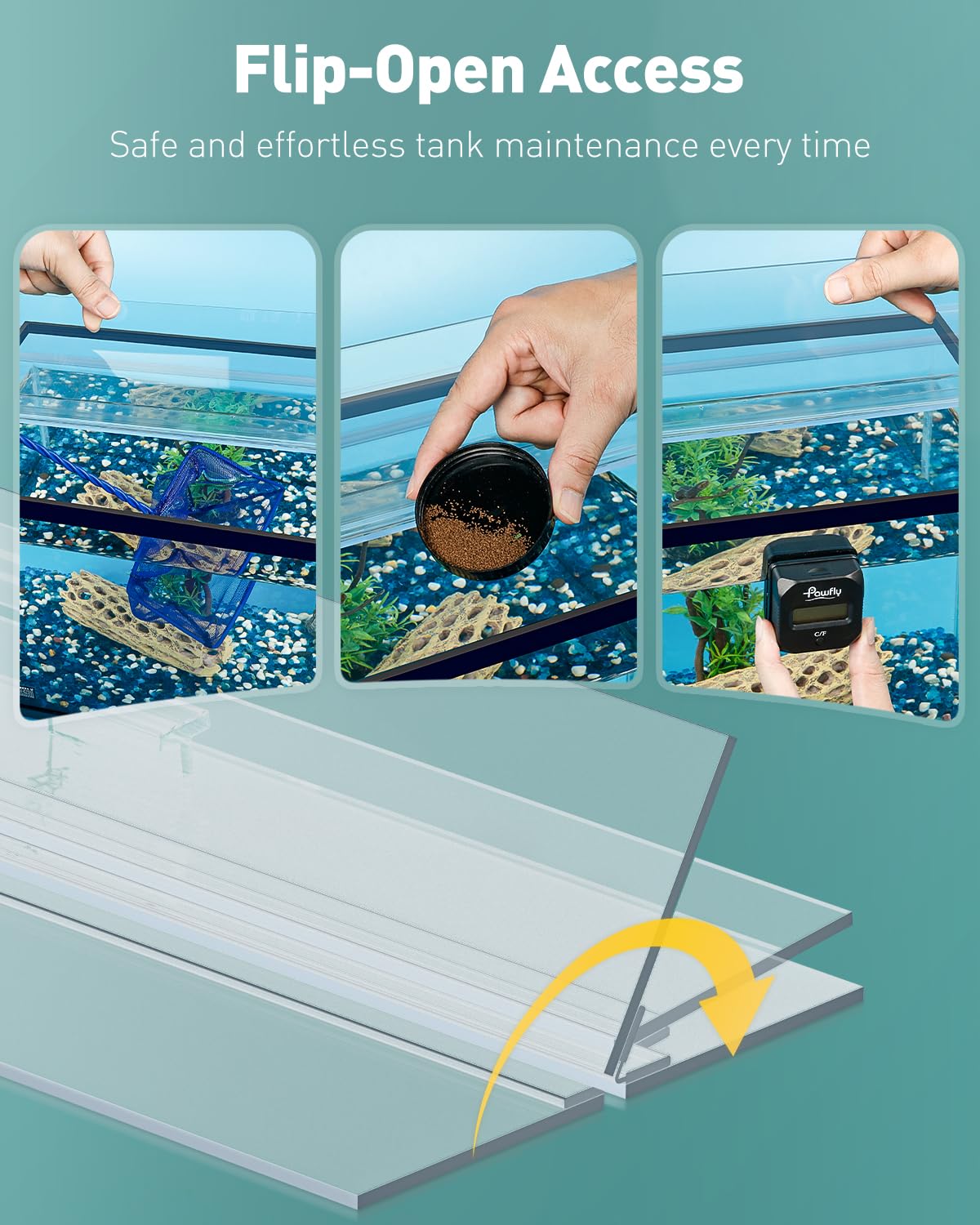 10 Gallon Clear Polycarbonate Aquarium Lid S159598