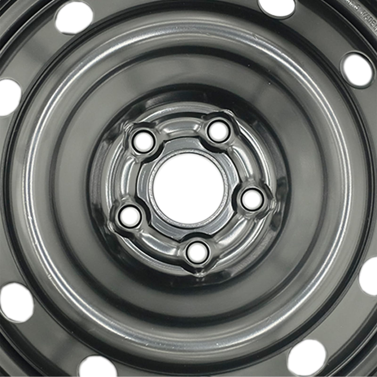 16" Steel Wheel Black Finish V691
