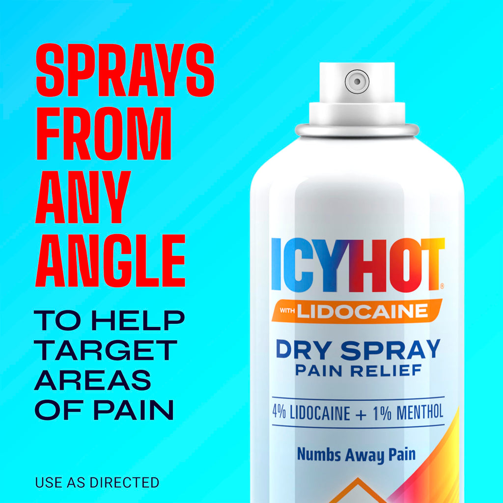Lidocaine Pain Relief Dry Spray 4 oz Z26221