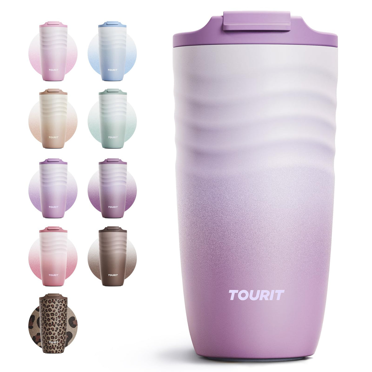 16 oz Insulated Stainless Steel Travel Coffee Mug R6452