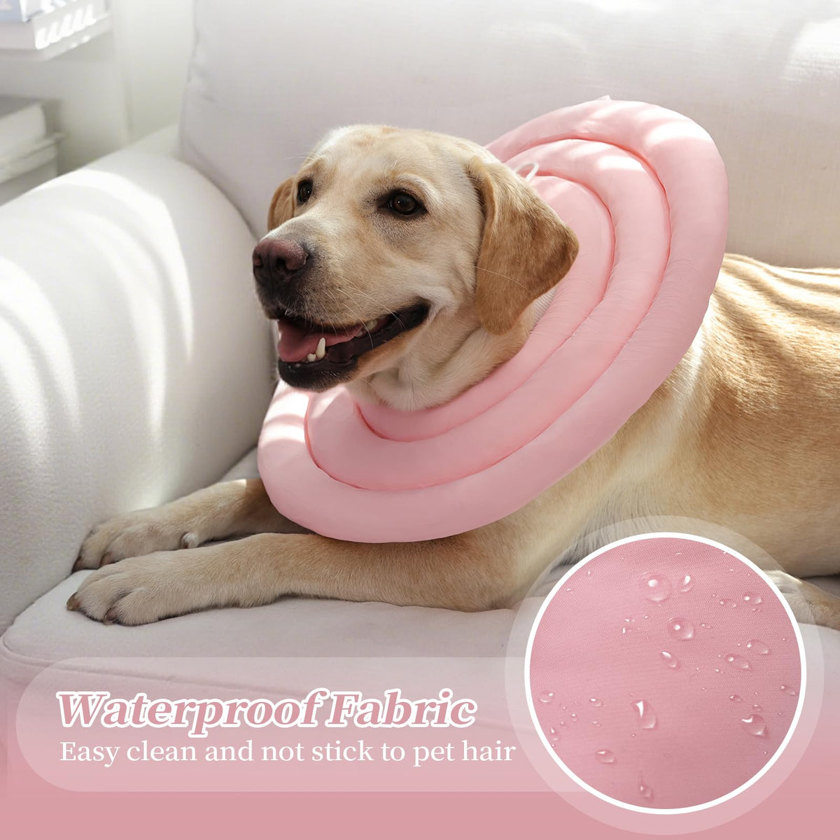 Waterproof Soft Dog Recovery Collar B62429